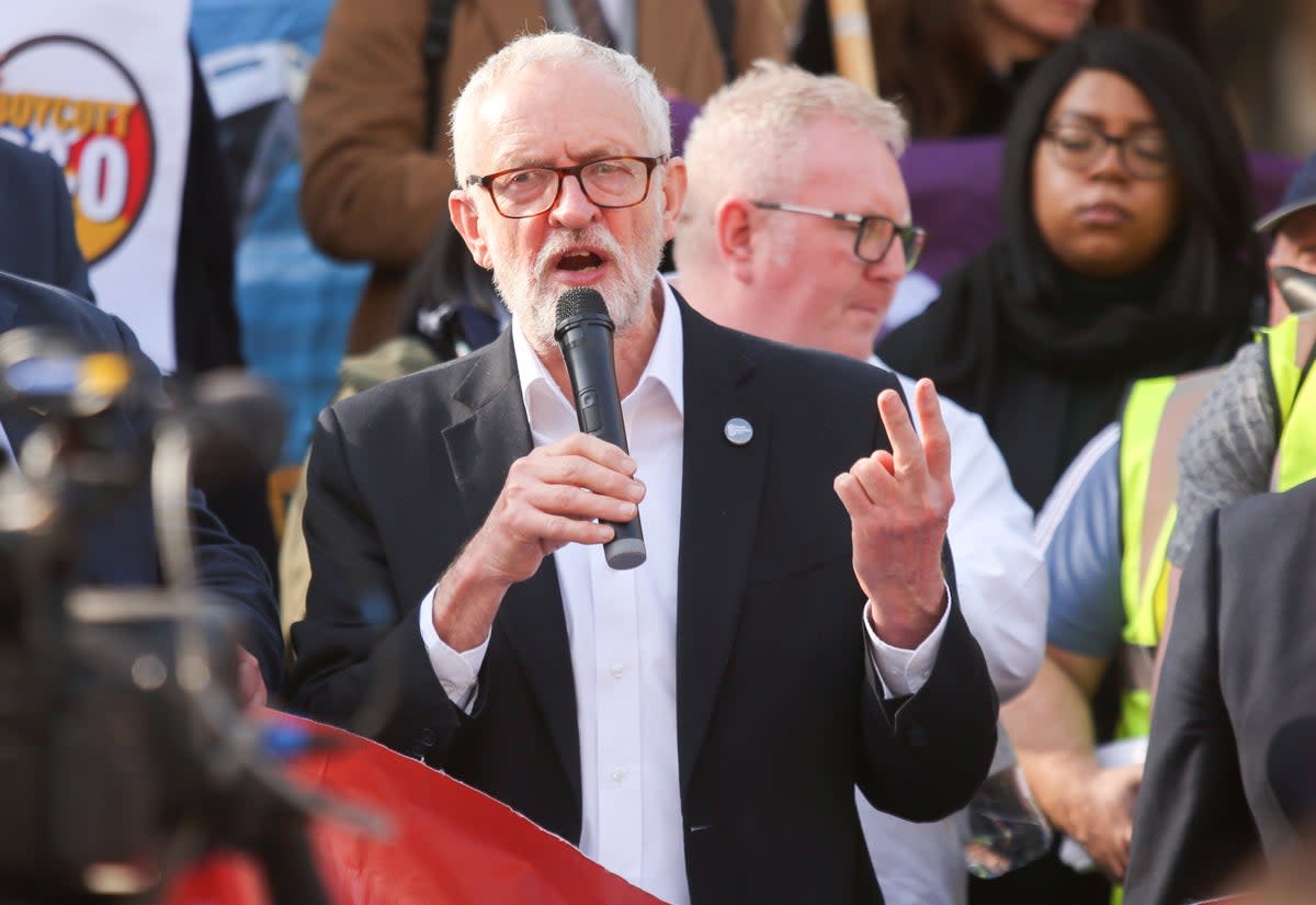 Former Labour leader Jeremy Corbyn currently sits as an independent MP (James Manning/PA) (PA Wire)