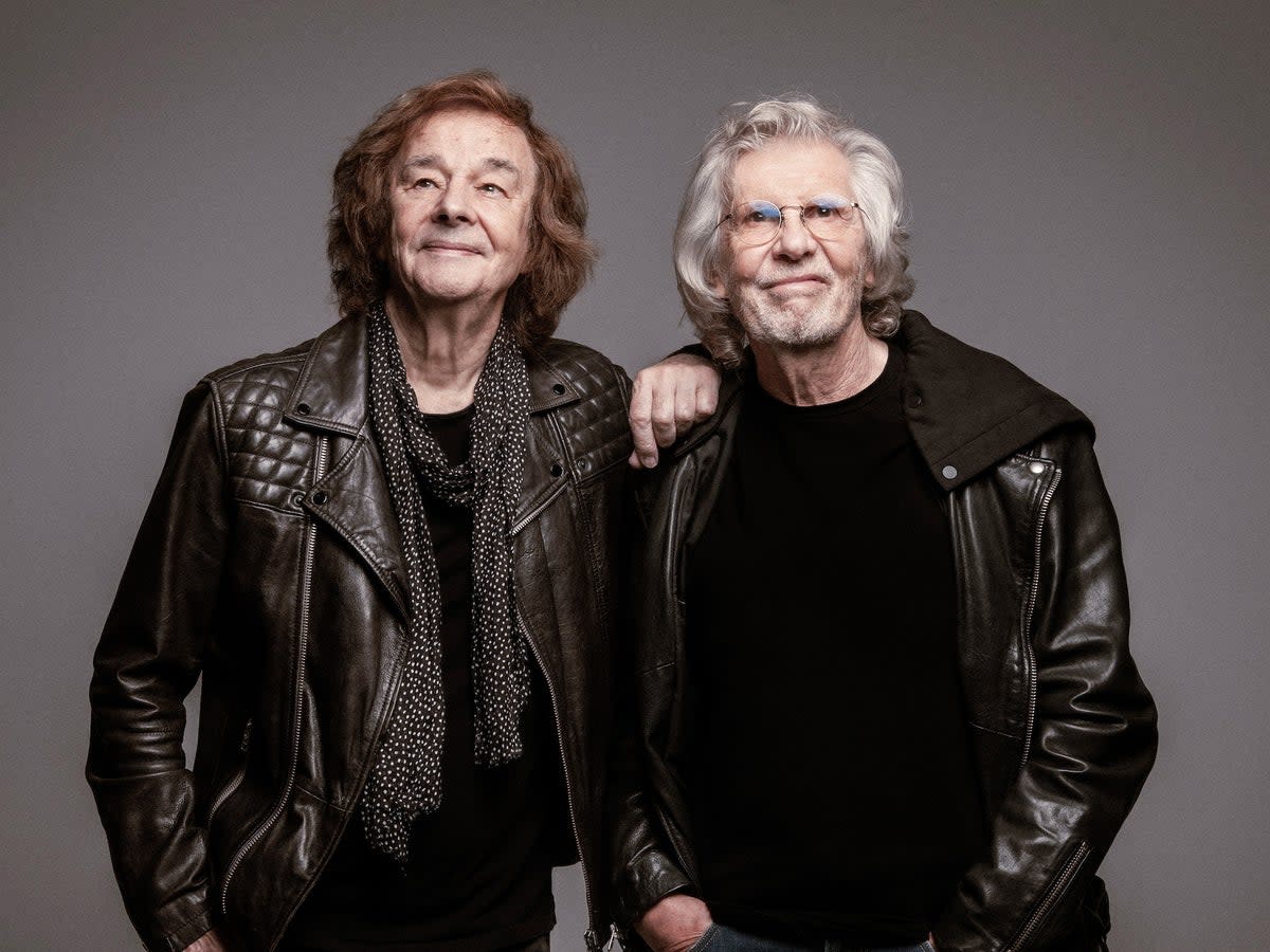 Zombies musicians Rod Argent, right, and Colin Blunstone (Alex Lake)