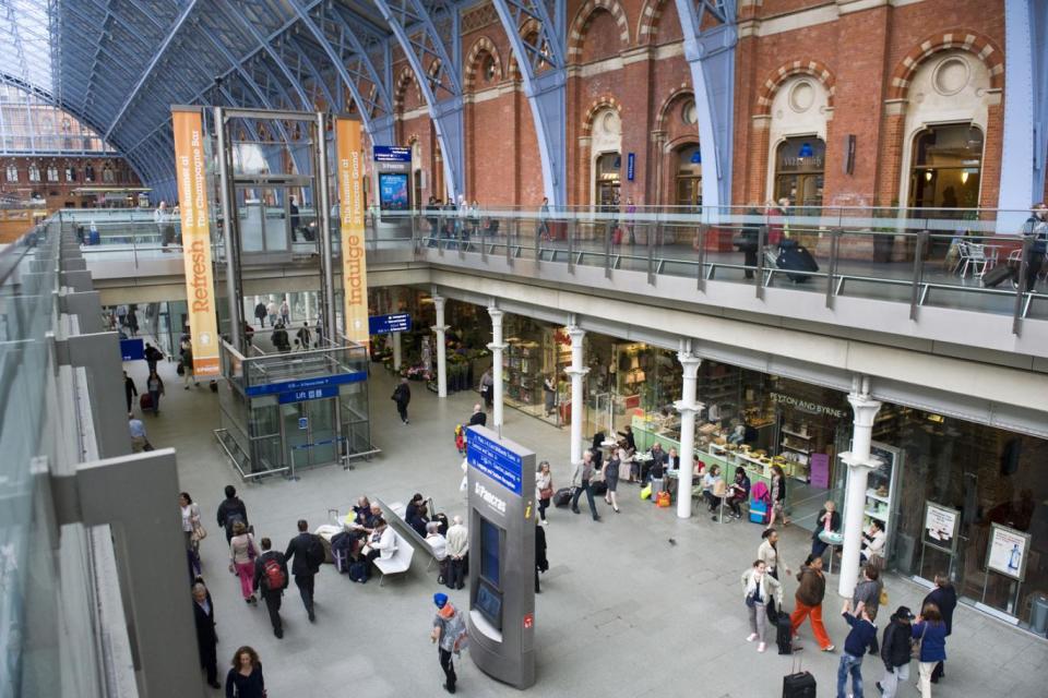 St Pancras station will have a reduced service over the Christmas period (Picture: Jeremy Selwyn)