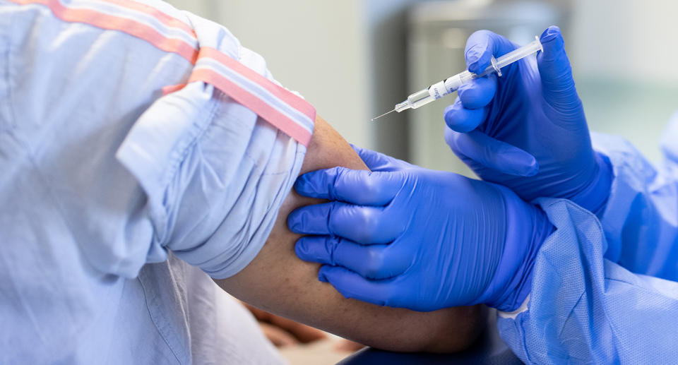 A woman died days after receiving a Covid-19 vaccination. Source: Getty Images