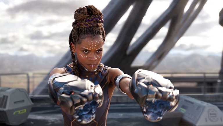 Actress Letitia Wright playing T’Challa’s sister Shuri in Marvel MCU movies. - Credit: Marvel Studios