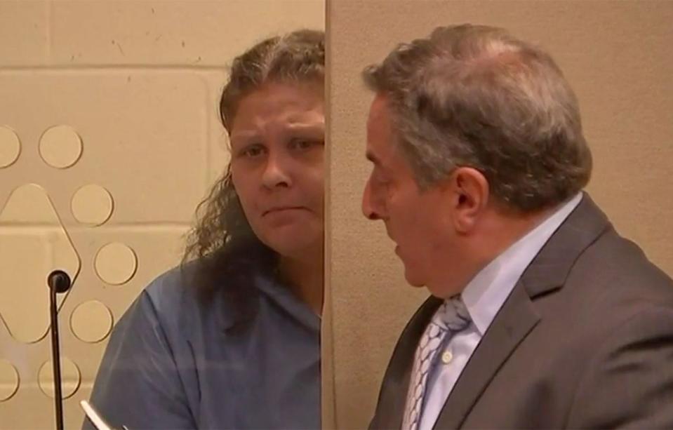 Kathryn R. Podgurski is arraigned in Brockton District Court in 2017.