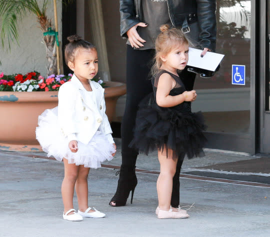 North West + Penelope Disick