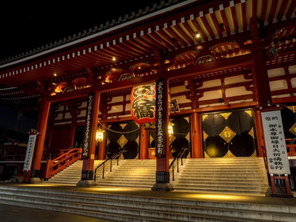 淺草寺是東京最古老、最著名的寺廟之一，位於東京都台東區淺草。圖/123RF圖庫