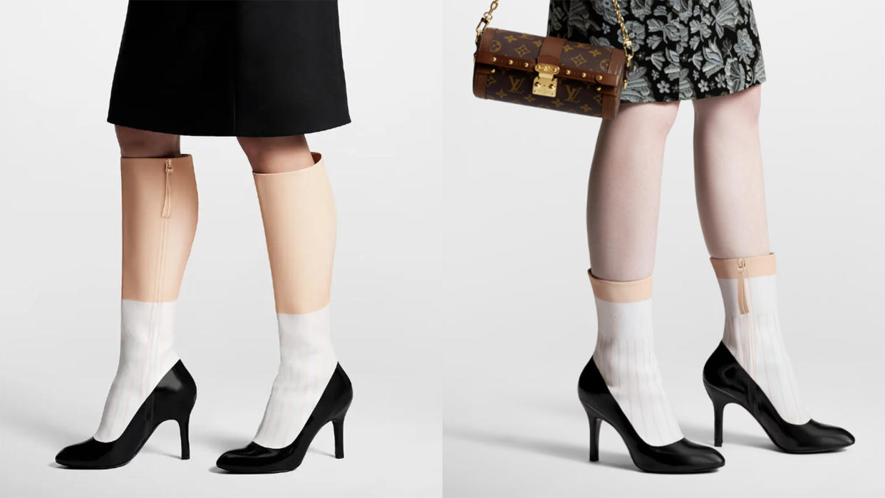  Louis Vuitton boots. 