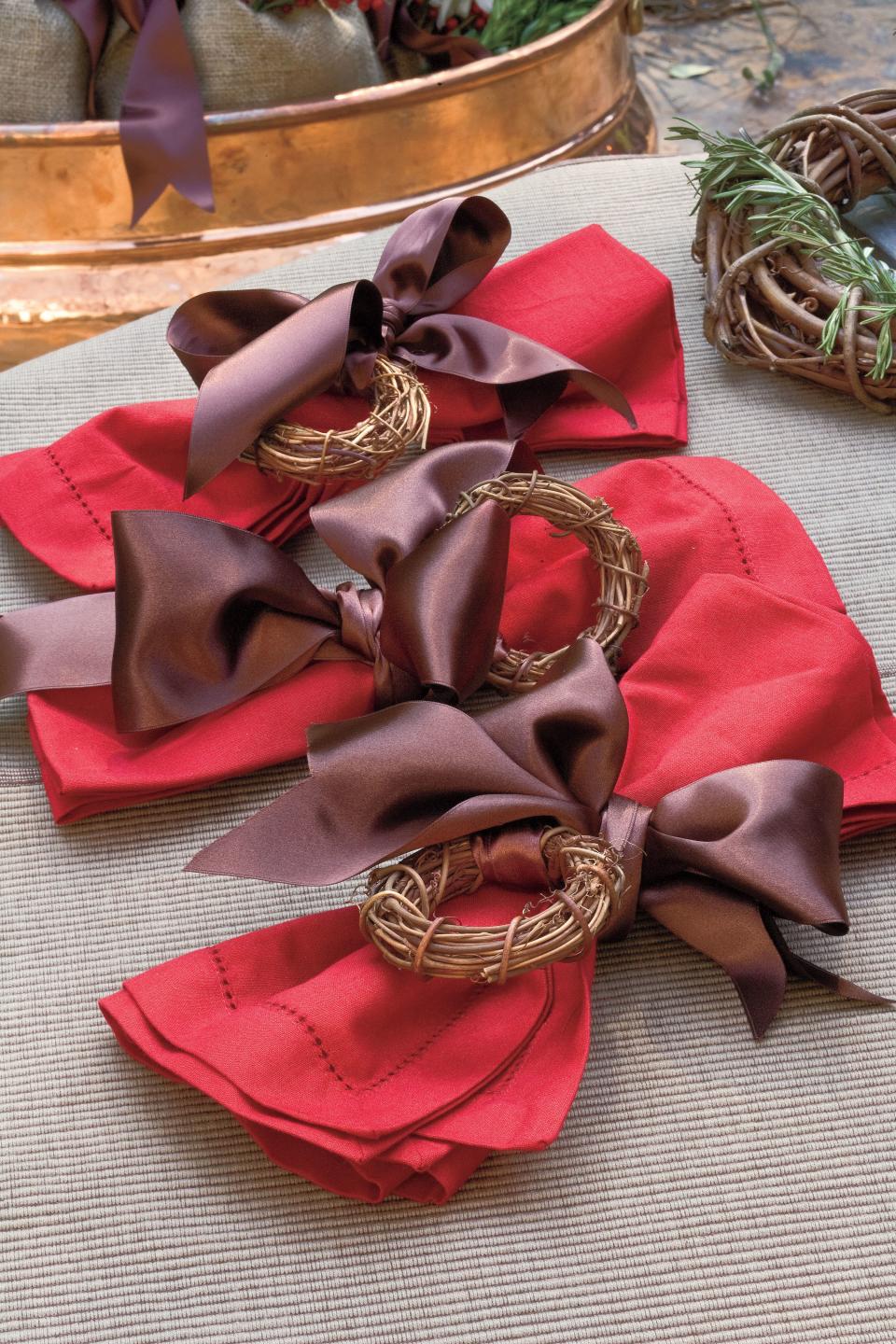 Napkin Ring Wreath