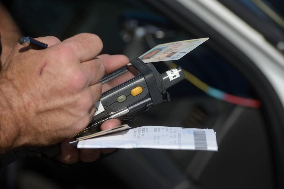 The officer issued the young driver a speeding ticket (File picture: Getty)