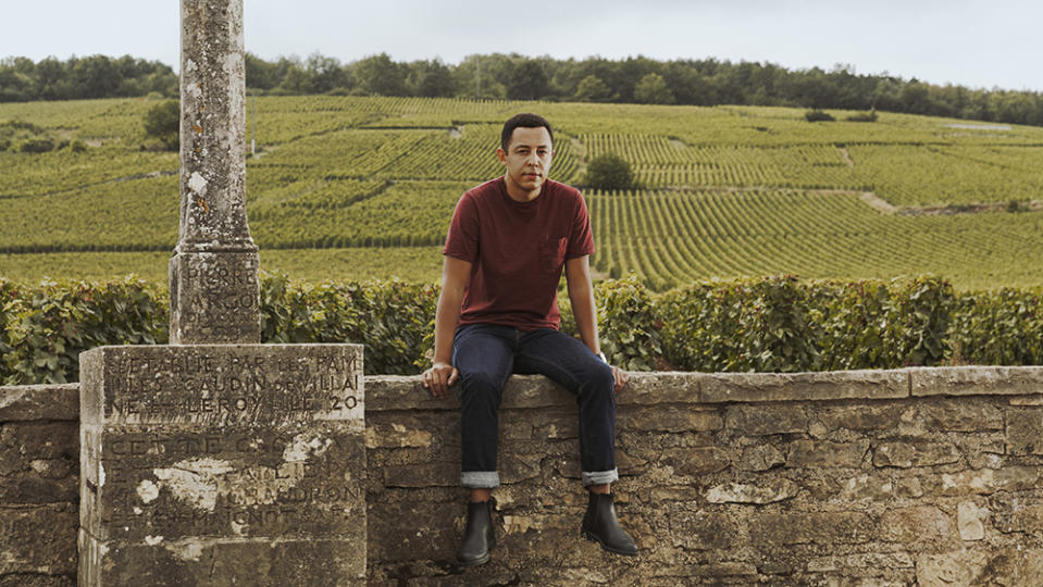 Traveling through France, Baker-Briggs builds relationships with winemakers that help him get allocations for his clients. - Credit: Laura Stevens