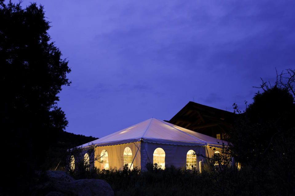 More minimalist wedding marquees