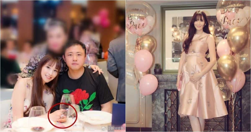 吳佩慈雖然沒有跟紀曉波正式結婚，但對方對她寵愛有加。（圖／翻攝吳佩慈IG、翻攝微博）