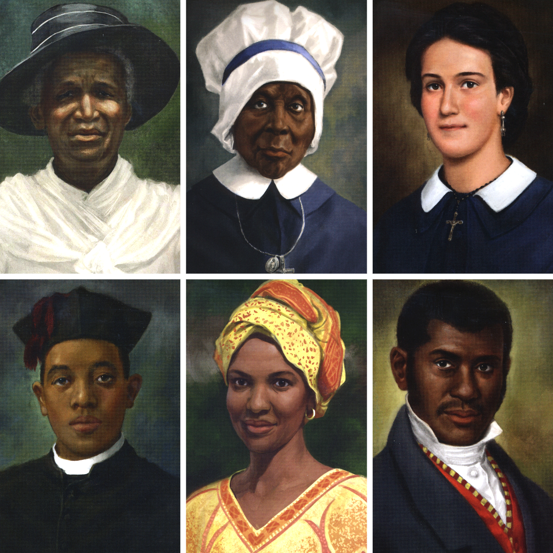 Six Black Americans are being considered for sainthood by the Catholic Church and any one of them will be the United States’ first Black saint. They are (clockwise from upper left) Julia Greeley (c. 1840-1918), recognized as Denver’s “Angel of Charity” for her work with the poor; Mother Mary Lange (c. 1784-1882), founder and first superior of the Oblate Sisters of Providence; Henriette DeLille (1812-1862), founder of the Sisters of the Holy Family order in New Orleans in 1842; Pierre Toussaint (1766-1853), credited as the father of Catholic Charities in New York; Thea Bowman (1937-1990), the only Black American member of the Franciscan Sisters of Perpetual Adoration; and Augustus Tolton (1854-1897), the first known Black American to serve as a Catholic priest in the U.S.