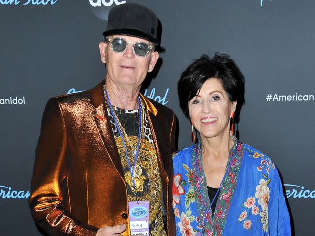 Allen Berezovsky/Getty Keith Hudson and Mary Perry arrive at ABC's 'American Idol' live show on May 12, 2019, in Los Angeles