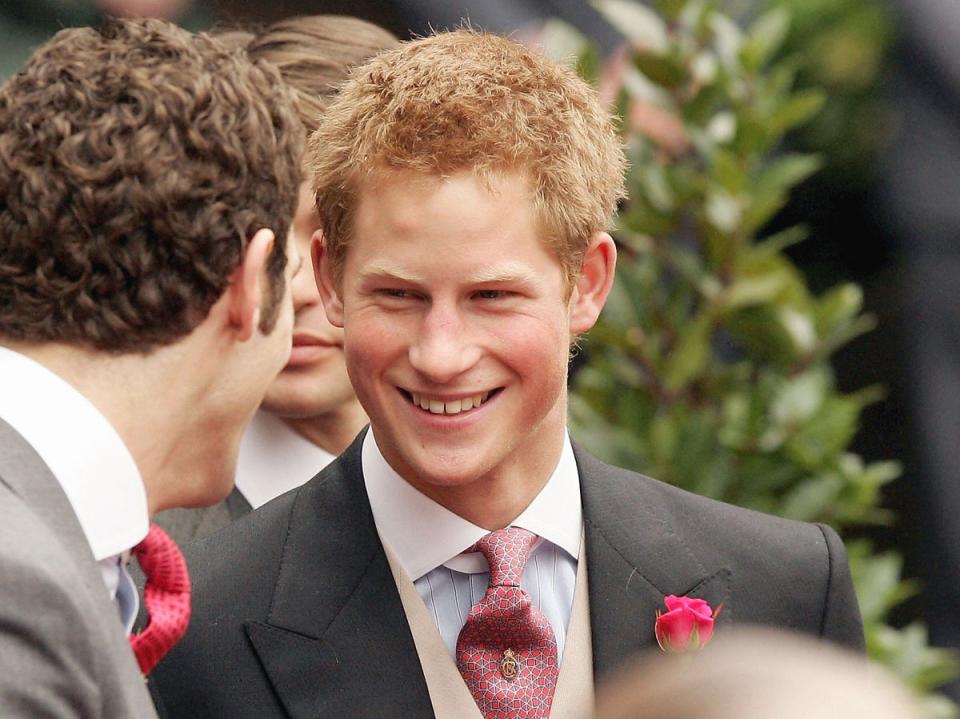 Prince Harry in 2004, aged 20 (Getty Images)