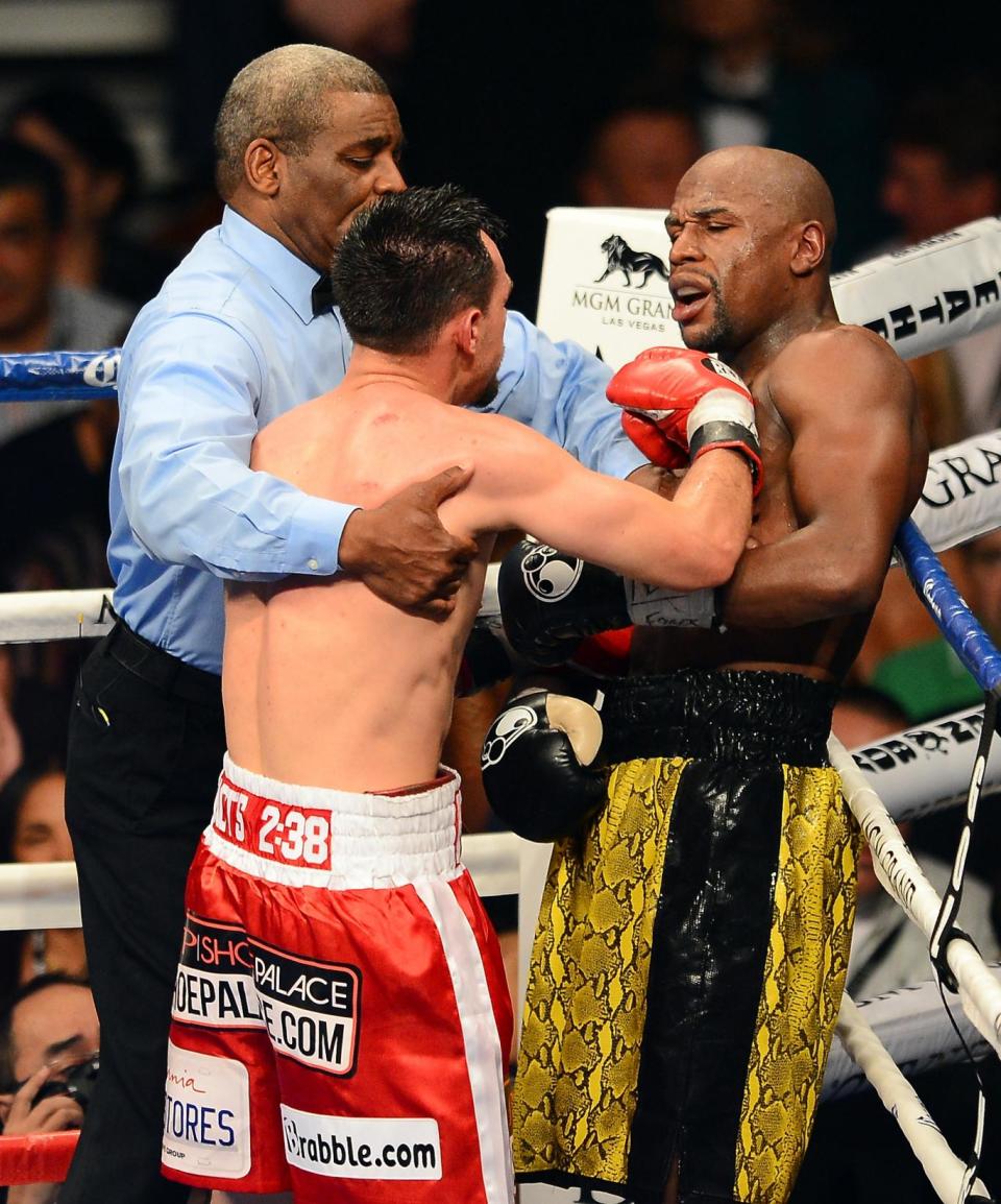 He has refereed one previous Mayweather fight (Getty)