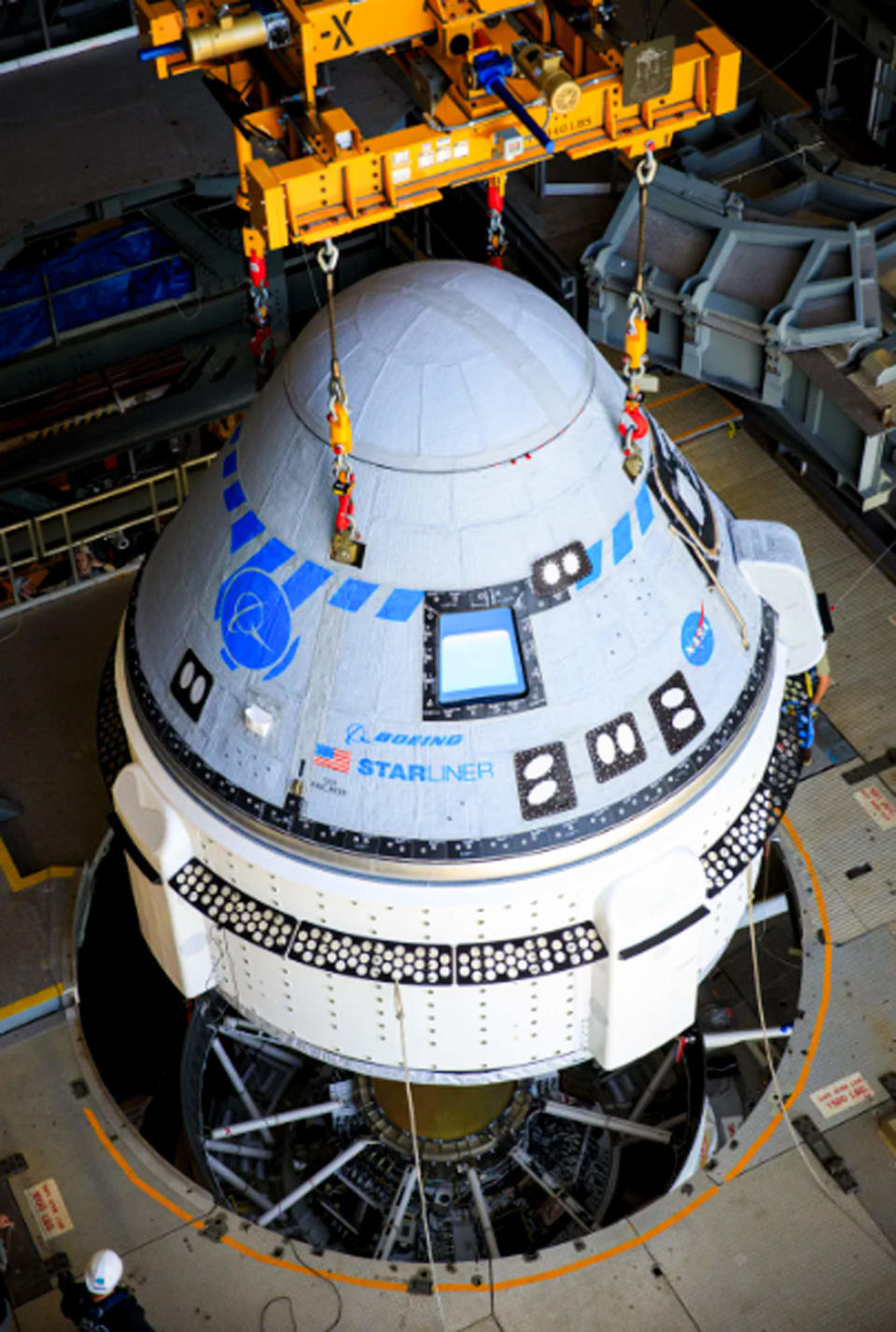 The Boeing CST-100 Starliner spacecraft (Frank Michaux/NASA)