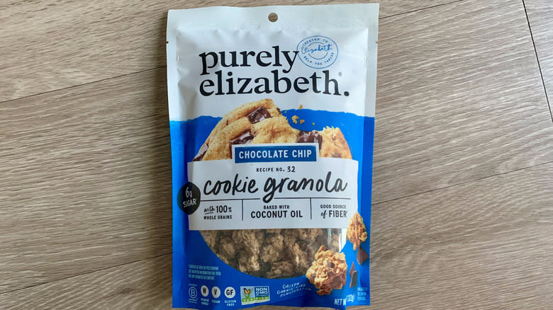Purely Elizabeth chocolate chip cookie granola