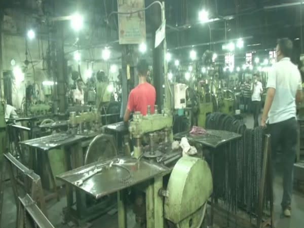 Visual of a cycle factory in Ludhiana (Photo/ANI)