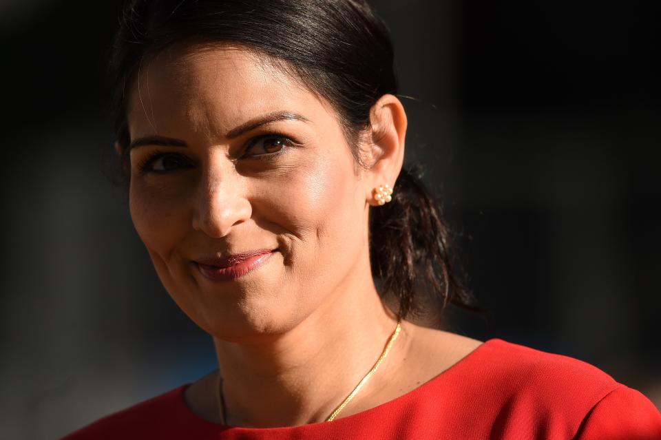 Home secretary Priti Patel says Britain has been "soft" on foreign criminals (Picture: AFP/Getty)