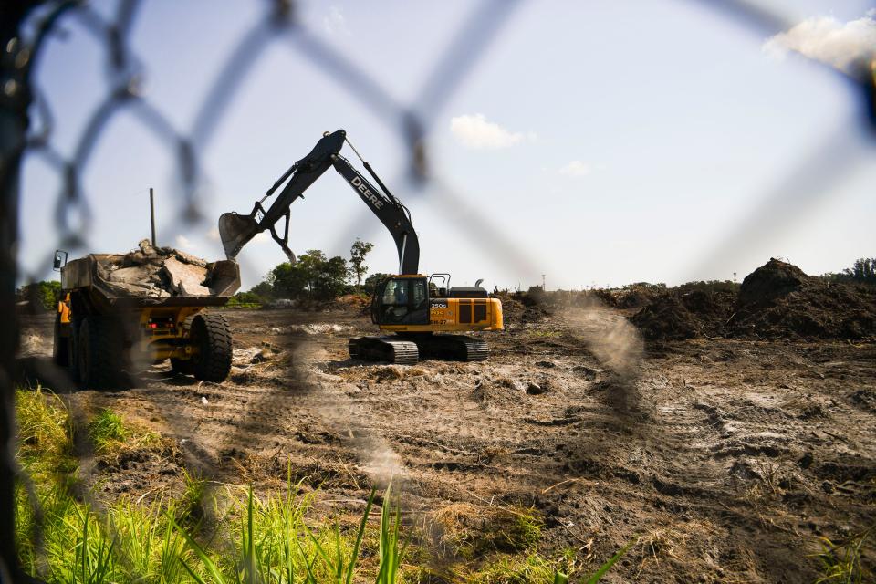 Land is cleared for the mixed-use Costco project on Kanner Highway between Southeast Indian Street and Southeast Monterey Road on Wednesday, May, 9, 2023, in Stuart.