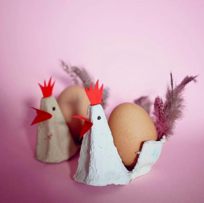 <p>@kayjaysews</p><p>Don't throw away egg cartons after you've decorated Easter eggs. Upcycle the cartons into chicken egg holders!</p><p>From Instagram user <a href="https://www.instagram.com/p/BS5WLNsh6mG/?igshid=r3ygb4drl1w5" rel="nofollow noopener" target="_blank" data-ylk="slk:@kayjaysews;elm:context_link;itc:0;sec:content-canvas" class="link rapid-noclick-resp">@kayjaysews</a>.</p>