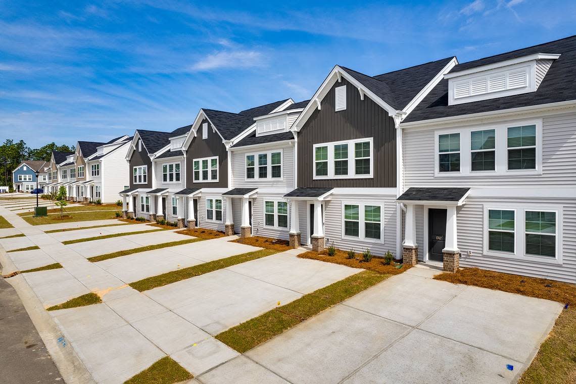 Mungo Homes, a South Carolina developer intends to bring homes similar to these, from their Ashcroft community in Columbia, to Charlotte.