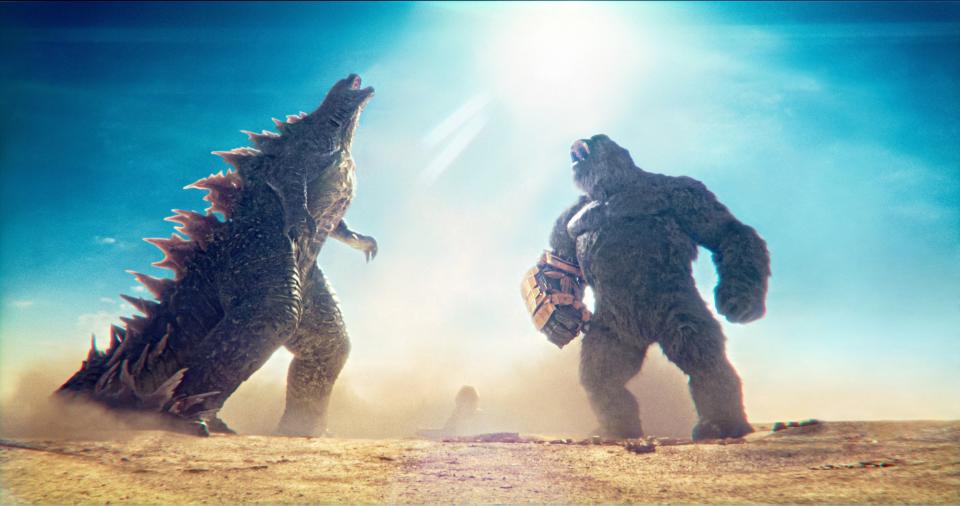 Godzilla and King Kong are so damn happy that ‘Godzilla x Kong: The New Empire’ is bound to be the second highest-grossing pic stateside in the Legendary Monsterverse
