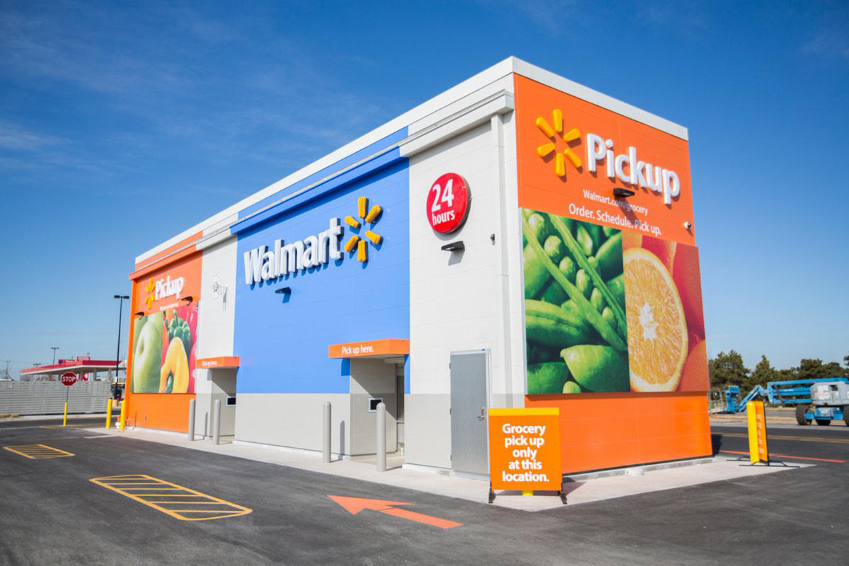 Walmart takes on Amazon's grocery pickups with automated kiosks