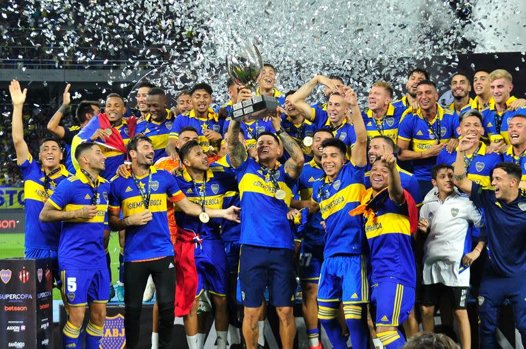 Boca ganó su último título en marzo pasado, cuando alzó la Supercopa Argentina 2022