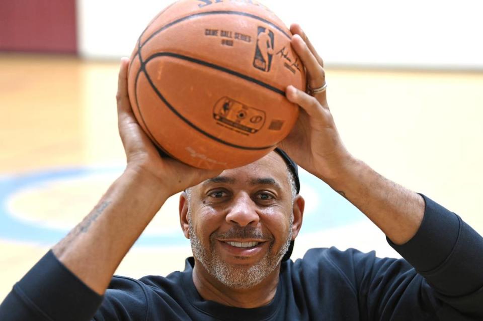 Former Charlotte Hornets forward Dell Curry in 2023. Curry is the TV broadcast analyst for the Charlotte Hornets, a former 16-year NBA player and the father of current stars Steph and Seth Curry. Before Walker broke his record, Dell Curry was the Charlotte Hornets’ leading all-time scorer.