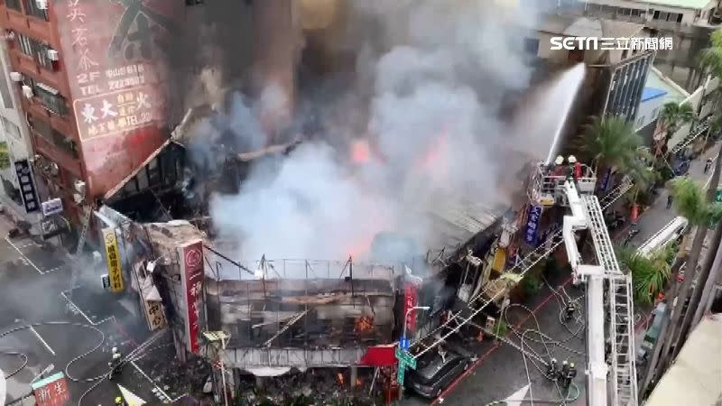 一福堂老店遇祝融之災，火勢猛烈延燒8棟店面。(圖/資料照)