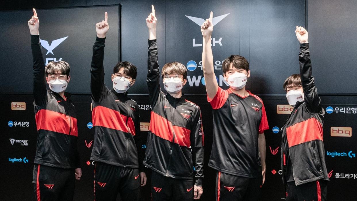 T1 are in their best form yet. (Photo: Riot Games/League of Legends Champions Korea)