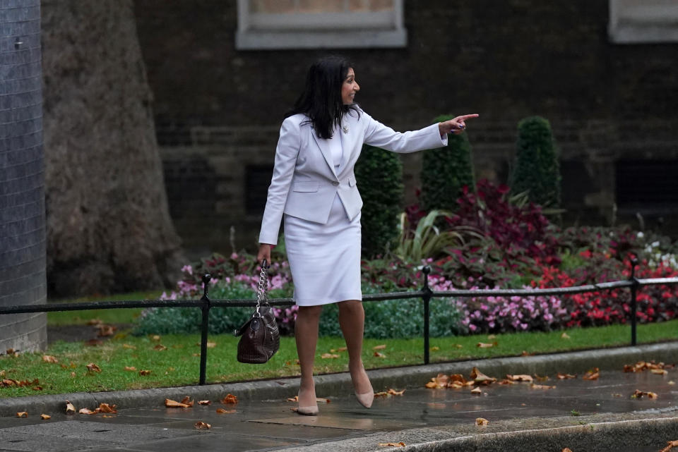 Attorney General Suella Braverman arriving for a meeting with the new Prime Minister Liz Truss at Downing Street, London. Picture date: Tuesday September 6, 2022.