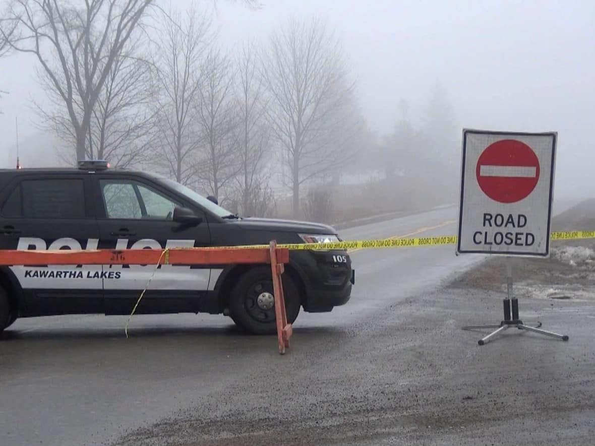 A recording of police radio chatter shows officers were told there was a child in the truck they were pursuing through Kawartha Lakes, Ont., on Nov. 26, 2020, prior to the fatal shootings of both the boy and his father.  (CBC - image credit)