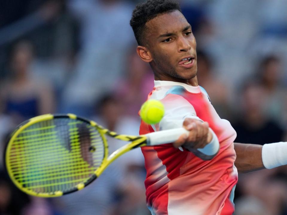 Felix Auger-Aliassime overpowered Dan Evans (Simon Baker/AP) (AP)