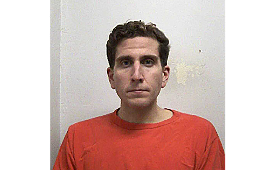 This image provided by the Latah County Jail shows Bryan Kohberger. The man accused in the November slayings of four University of Idaho students is back in Idaho, where he's charged with four counts of first-degree murder. Authorities are expected to move quickly on a first court appearance, possibly as early as Thursday, Jan. 5, 2023. (Latah County Jail via AP)
