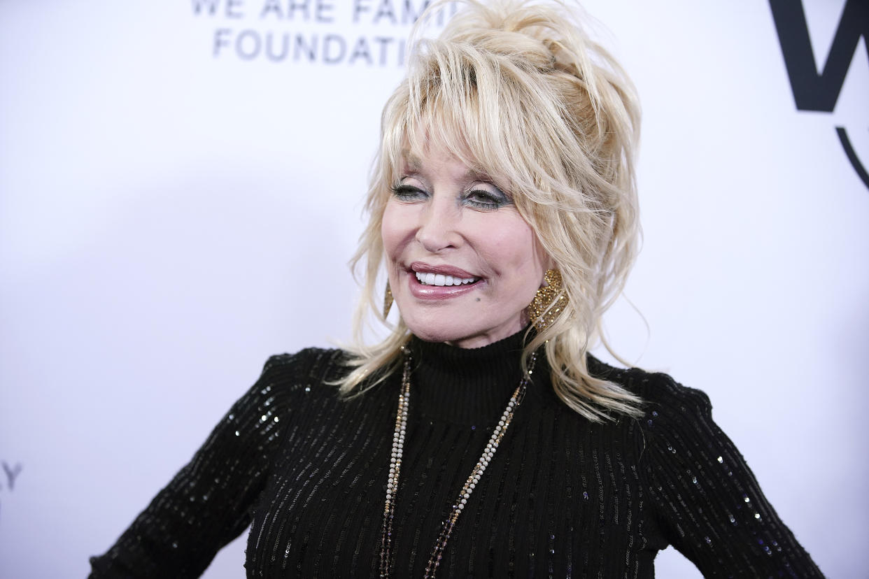 NEW YORK, NEW YORK - NOVEMBER 05: Dolly Parton attends We Are Family Foundation honors Dolly Parton & Jean Paul Gaultier at Hammerstein Ballroom on November 05, 2019 in New York City. (Photo by John Lamparski/Getty Images)