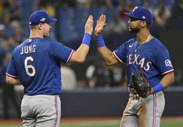 Jordan Montgomery pitches Texas Rangers past Tampa Bay Rays 4-0 in Wild  Card Series opener