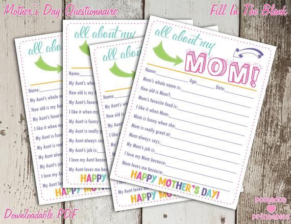 18) Mother’s Day Questionnaire