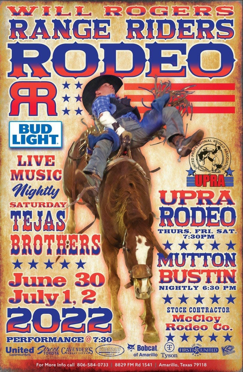 Will Roger Ranch Riders Rodeo event flier