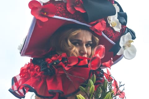 The island's annual flower festival - Credit: GETTY