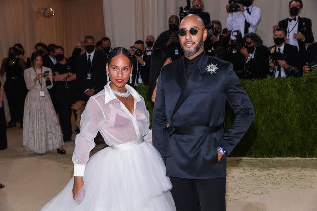 <p>Alicia Keys et Swizz Beats au gala du MET.</p>