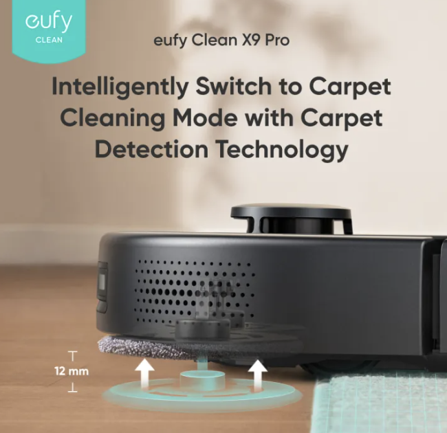 Anker eufy Clean X9 Pro Auto-Clean Station (Robot Vacuum Cleaner) Equipped with a pressurized dual rotating mop (T2320). PHOTO: Lazada