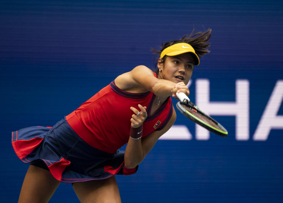 The teenage tennis star triumphed in the New York-based final last night. (Getty Images)               