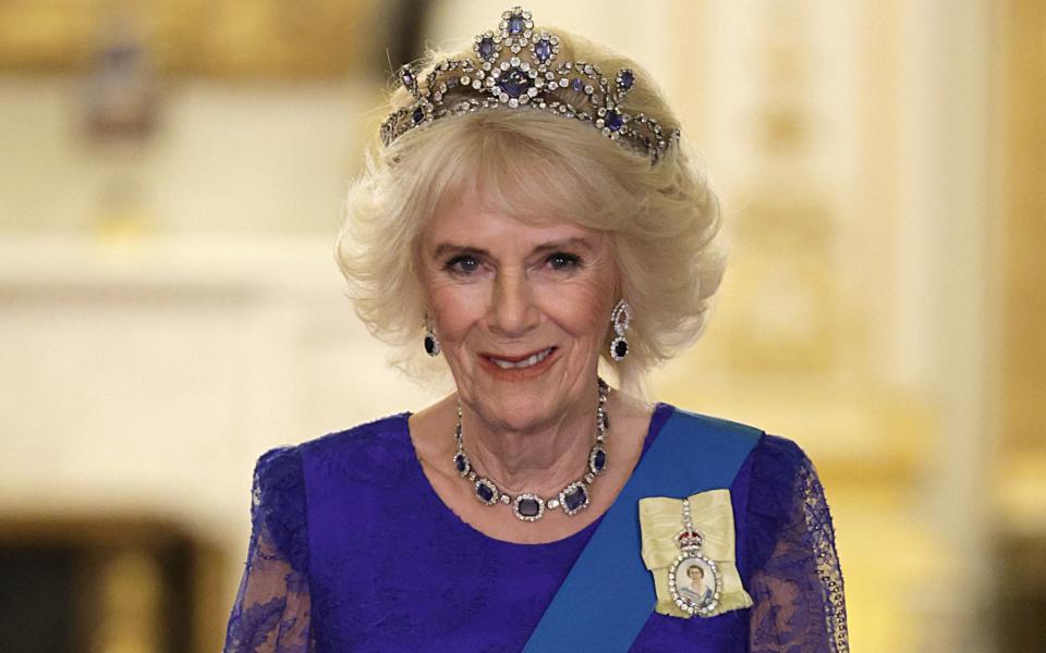 Buckingham Palace has averted an international row by declaring that the Queen Consort’s coronation crown will not incorporate the now notorious Koh-i-Noor diamond - Chris Jackson/PA