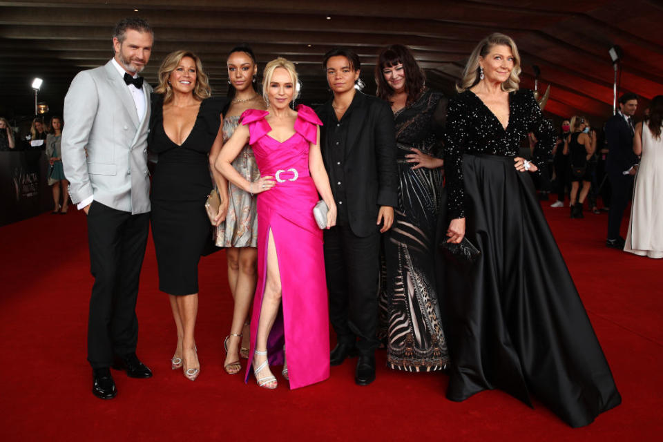 Wentworth cast at the AACTAS.