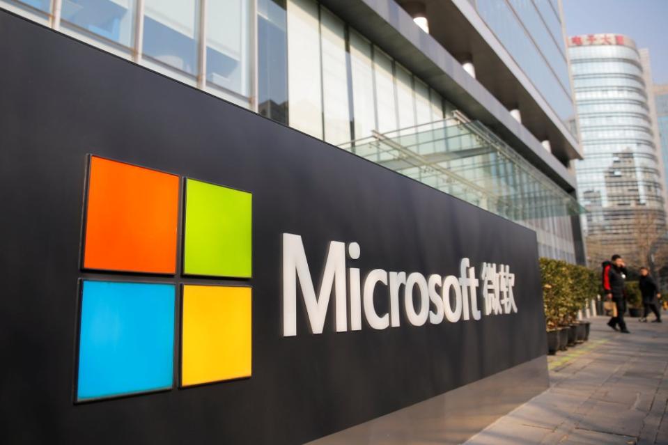 Microsoft has faced pressure to exit China. REUTERS