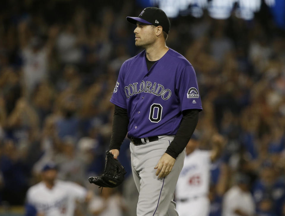 Adam Ottavino’s right-handed frisbee is positively unfair at times. (AP)