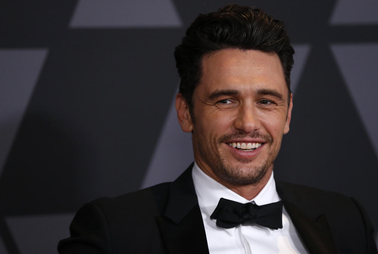 James Franco was edited out of the the <em>Vanity Fair</em> Hollywood Issue. (Photo: Getty Images)