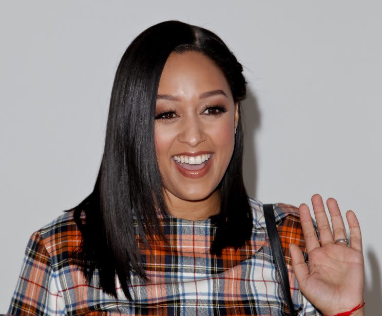 Tia Mowry discussed her history with diet pills, difficulty becoming pregnant, and more with Yahoo Style + Beauty. (Photo: Getty Images)