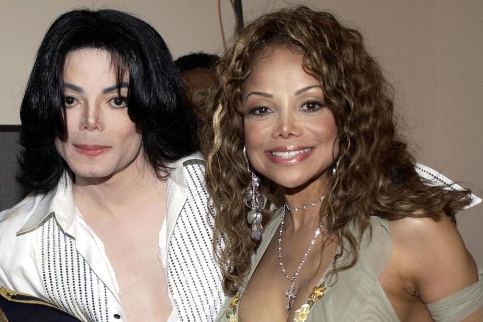 Michael Jackson and LaToya Jackson